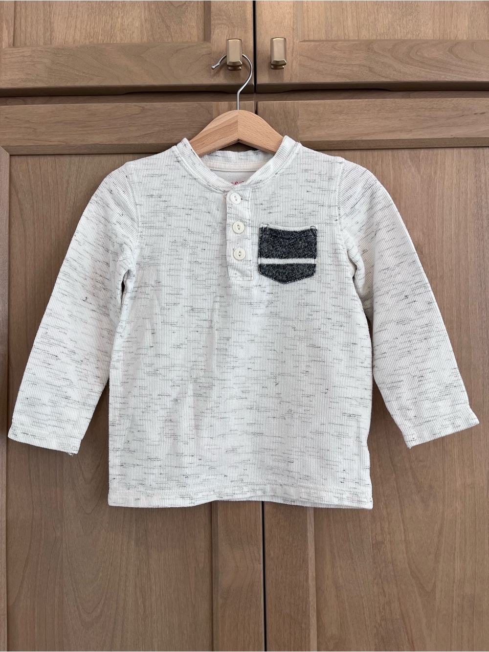 Cream Long Sleeve Shirt